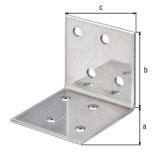Winkelverbinder rostfrei 40x40x40x2,0 mm