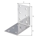 Vorschaubild Lochplattenwinkel VA 60x60x40x2,0 mm