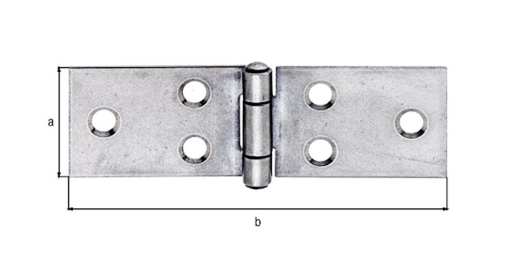 Alberts® Tischband Edelstahl 32x101 mm