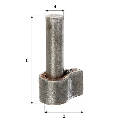 Alberts® Kloben,z.Anschweißen,Dornst.⌀13mm