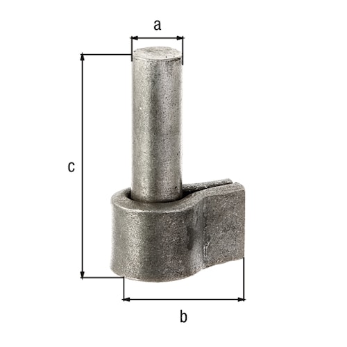 Alberts® Kloben,z.Anschweißen,Dornst.⌀16mm