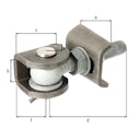 Alberts® Torband f.180° Öffnung,Schrauben,etc.fvz.,Bolzen und Splint VA,z.Anschweißen,M24