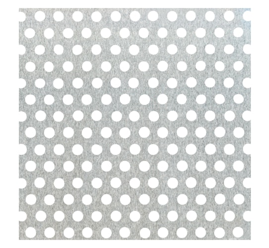 Alberts® Lochblech, Lochung: rund, Alu, Breite 200 mm, Länge 1000 mm