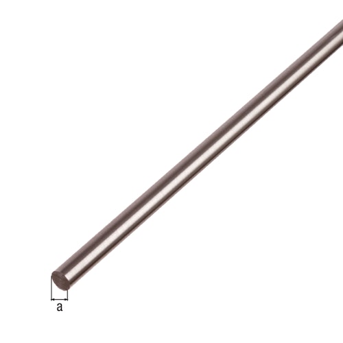 Alberts® Rundstange, Edelstahl, Lx⌀ 1000 x 8 mm 485511