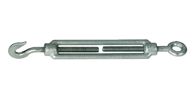 Alberts® Spannschloss, verzinkt, min. Abstand 165 mm, max. Abstand 240 mm, Gewinde M8 530686