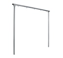 Vorschaubild Alberts® Wäschetrockengerüst, verzinkt, zum Einbet., Breite 3500 mm, Gesamthöhe 2548 mm 609412