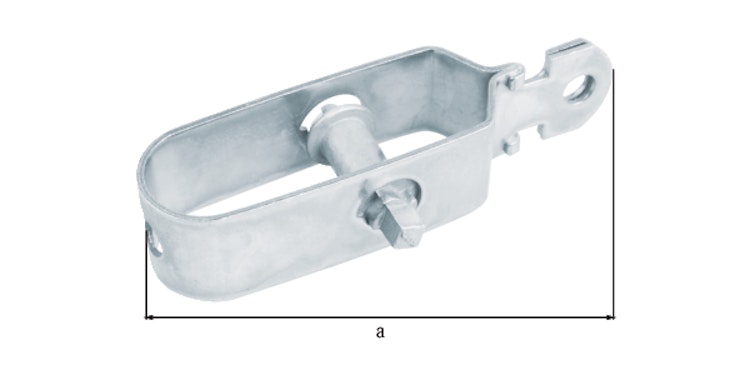 Alberts® Drahtspanner, galv. blau verzinkt, Gesamtlänge 115 mm 611231