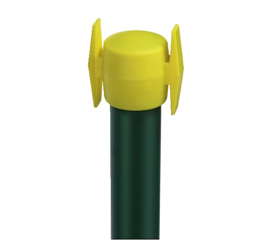 Alberts® Wäschepfahl mit Kreuzkopf, zinkph., grün kst-beschichtet, Rohrlänge 2000 mm 611651