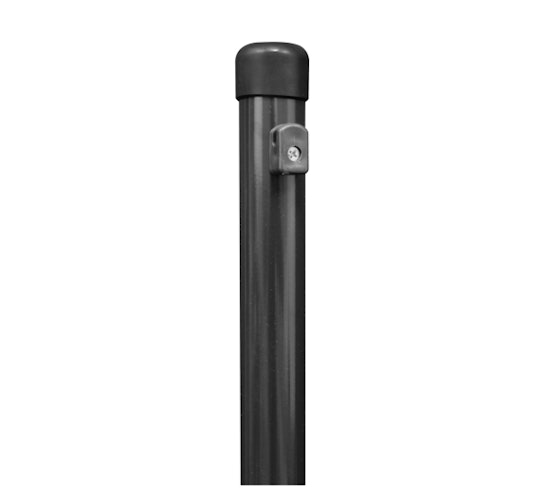 Alberts® Zaunpf,zinkp.anthrazit-metall.,Kst.b,Länge1750mm,Pfostenst.⌀38mm,Geflechth1250mm 613136