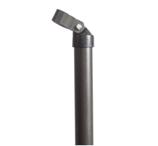 Alberts® Strebe,zinkph.anthrazit-metallic Kst.b.,Länge1150mm,Strebenst.⌀34mm,Schelle⌀38mm 623432