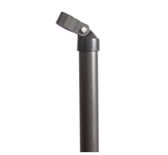Alberts® Strebe,zinkph.anthrazit-metallic Kst.b.,Länge1500mm,Strebenst.⌀34mm,Schelle⌀38mm 623449