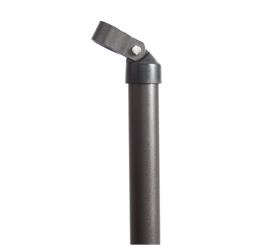 Alberts® Strebe,zinkph.anthrazit-metallic Kst.b.,Länge1750mm,Strebenst.⌀34mm,Schelle⌀38mm 623456