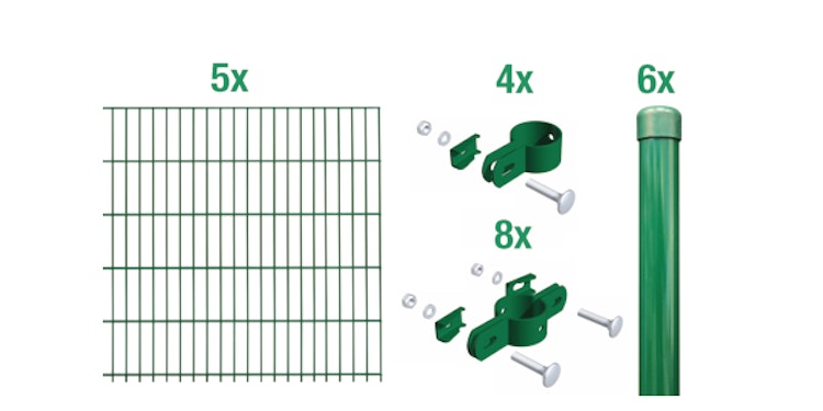 Alberts® Einstab-Gittermatte Garden Grundset 10m