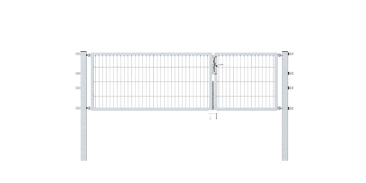 Alberts® Doppeltor Flexo,feuerverzinkt,lichte BxH1000+2000x800,PF80x80/1500mm 646516