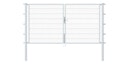 Vorschaubild Alberts® Doppeltor Flexo,feuerverzinkt,lichte BxH1000+2000x1200,PF80x80/1900mm 646530