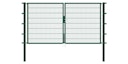 Vorschaubild Alberts® Doppeltor Flexo,fvz.grün Kst.b.RAL 6005,li.BxH1000+2000x800,PF80x80/1500mm 646592
