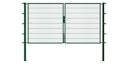 Vorschaubild Alberts® Doppeltor Flexo,fvz.grün Kst.b.RAL 6005,li.BxH1000+2000x1400,PF80x80/2100mm 646639
