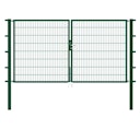 Vorschaubild Alberts® Doppeltor Flexo,fvz.grün Kst.b.RAL 6005,li.BxH1000+2000x2000,PF80x80/2700mm 646899