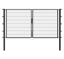 Vorschaubild Alberts® Doppeltor Flexo,fvz.anth Kst.b.RAL 7016,li.BxH1000+2000x1400,PF80x80/2100mm 647018