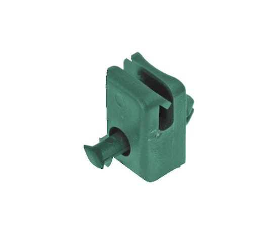 Alberts® Spanndrahthalter mit Nietstift, Kst., grün 655853
