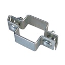 Vorschaubild Alberts® Mittelschelle für Vierkantpfosten,feuerverzinkt,für Pfosten 60x40 mm 680206