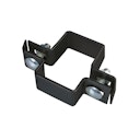 Vorschaubild Alberts® Mittelschelle für Vierkantpfosten,verzinkt,anthrazit Kst.b,für Pfosten 60x40mm 680275