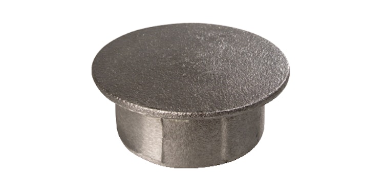 Alberts® Pfostenkappe fürAbsperrgittersystem Plus 7, Alu ⌀60 mm 774660