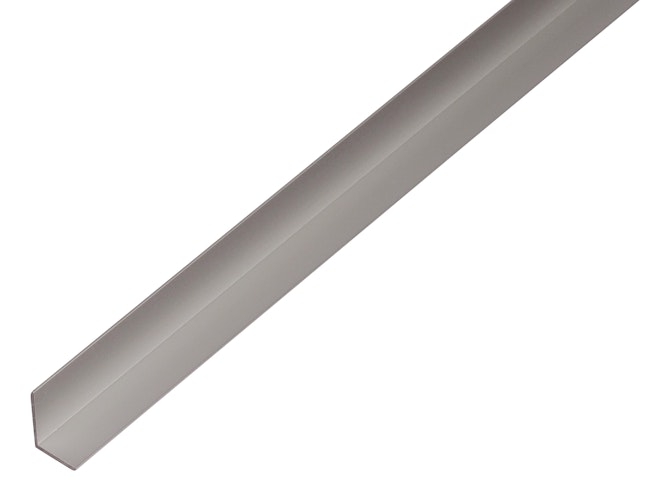 Alberts® Winkelprofil 9,5x7,5x1,5mm. Alu silber eloxiert