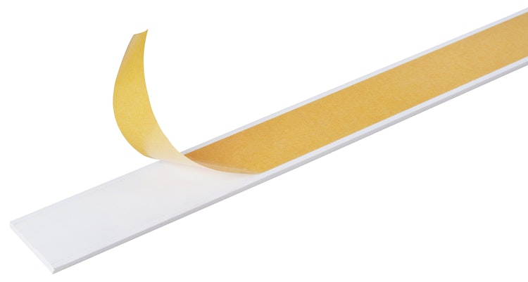 Alberts® Flachstange selbstklebend, Kunststoff, Länge 2,6m, versch. Breiten