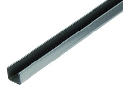 Alberts® U-Profil 20x20x1,5 mm, Stahl roh, kalt gewalzt