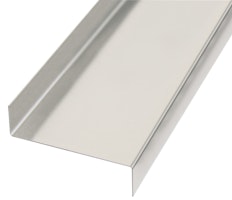 Alberts® Strukturblech, gekantet, Z-Form, 18x63x18mm, Alu