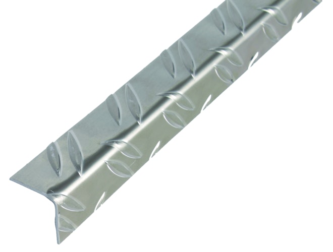 Alberts® Winkelprofil, Riffel-Prägung, Alu, versch. Maße