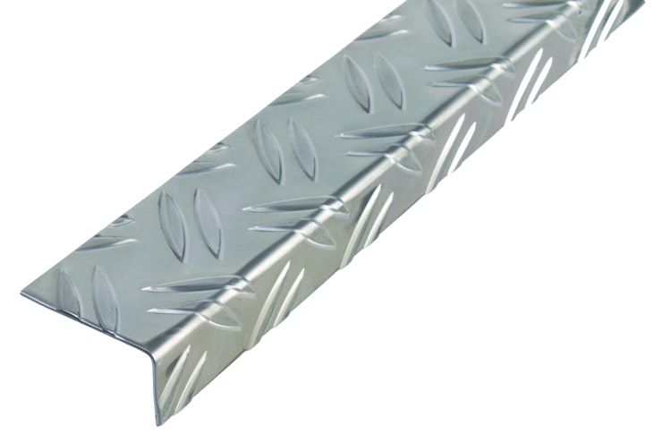Alberts® Winkelprofil, Riffel-Prägung, Alu, versch. Größen