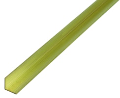 Alberts® Winkelprofil, Messing, Länge 1m, versch. Größen