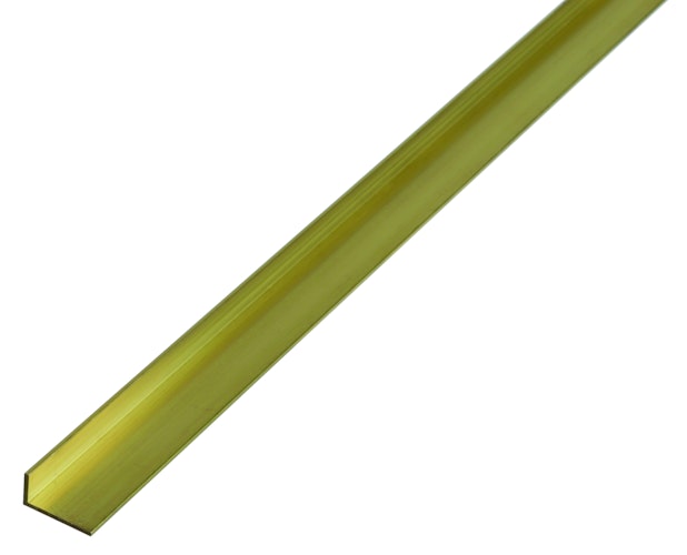 Alberts® Winkelprofil, Messing, Länge 1m, versch. Größen