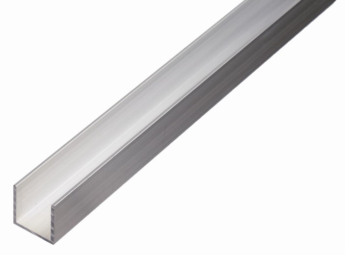 Alberts® BA-Profil, U-Form, Alu, Länge 2,6m, versch. Größen