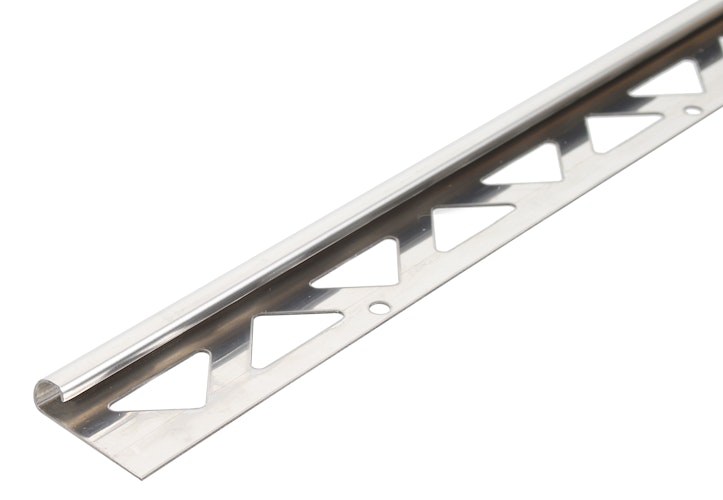 Alberts® Fliesen-Viertelkreisprofil, Edelstahl, Breite 23,5mm, Länge 2,5m
