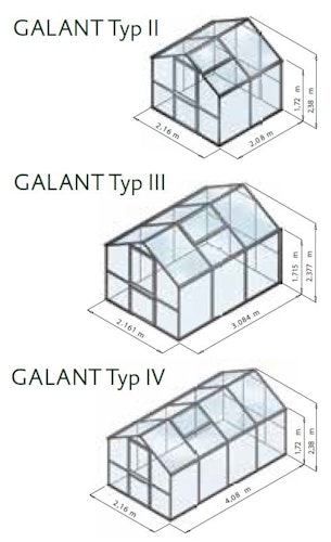 KGT Gewächshaus Galant Typ III Bild