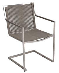 Garden Pleasure Freischwinger SIENNA, Edelstahl / Rope Khaki