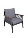 Garden Pleasure Lounge-Set DENIA, Aluminium Anthrazit / Rope / Kissen 100 % Polyester