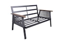 Garden Pleasure Lounge-Set DENIA, Aluminium Anthrazit / Rope / Kissen 100 % Polyester