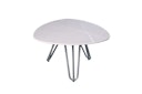 Garden Pleasure Tisch EMILIA, Aluminium Grau / Stein Wolkengrau