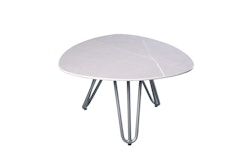Garden Pleasure Tisch EMILIA, Aluminium Grau / Stein Wolkengrau