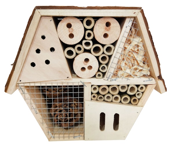 Garden Pleasure Insektenhotel 21 x 10 x 17 cm, Kiefer / Bambus