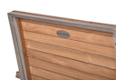 Garden Pleasure Gartenmöbel Set DALLAS / DENVER 02, Tisch 200 x 90 + Bank + 4 Stapelsessel, Edelstahl / Teak