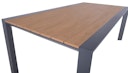 Garden Pleasure Gartenmöbel Set SILEA / TREVISO 01, Tisch 200 x 100 + 4 Stapelsessel, Aluminium / Nonwood