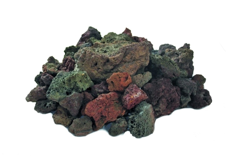 Gardenforma Lavasteine rötlich für Gas Feuerstelle, 3kg