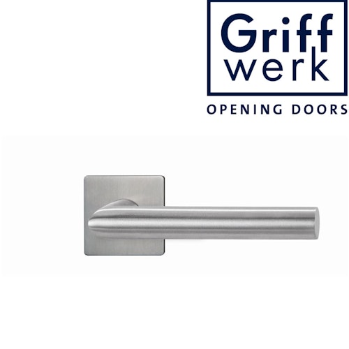 GRIFFWERK Griffgarnitur LUCIA PIATTA QUATTRO -Edelstahl matt-AUSLAUF