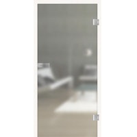 Griffwerk Glasdrehtür SNOWWHITE 501 Milchglas-Satinato/Weißglas, ESG/VSG, Studio/Office