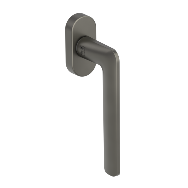 GRIFFWERK Fenstergriff REMOTE - Kaschmirgrau Fensterolive -unverschließbar links Stiflänge 7x42mm Vorschaubild Galerie